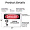 Signmission Sodium Hypochlorite Danger Sign, Aluminum, 24in W x 18in L, 2PK OS-2PACK-DS-A-1824-L-1935 - alternate 5